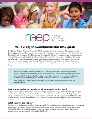 MEP Full-day 4K Evaluation: Baseline Data Update cover.