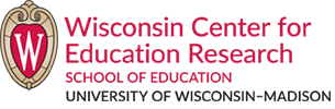 Wisconsin Center for Education Research. School of Education. University of Wisconsin-Madison logo.