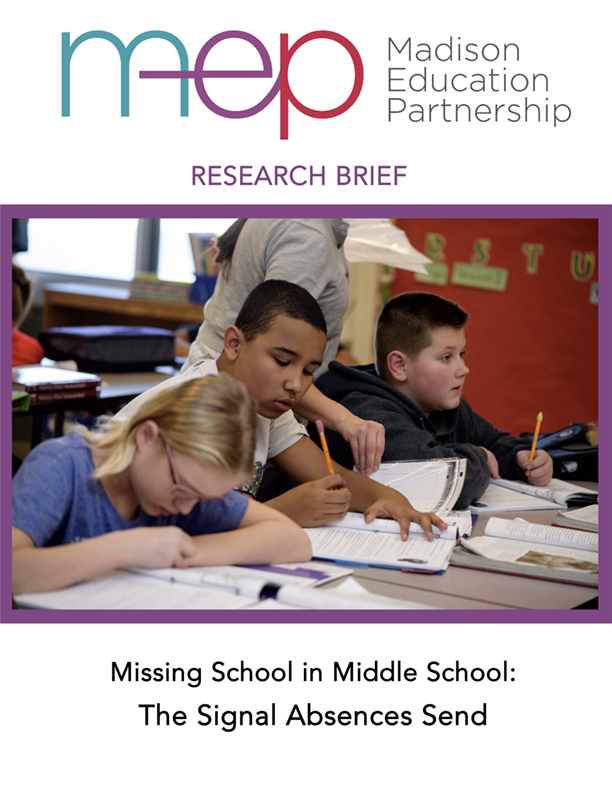 Missing School in Middle School: The Signal Absences Send cover.
